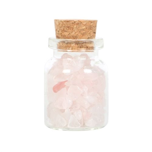 A Little Jar of Love – Rose Quartz Crystal Chips