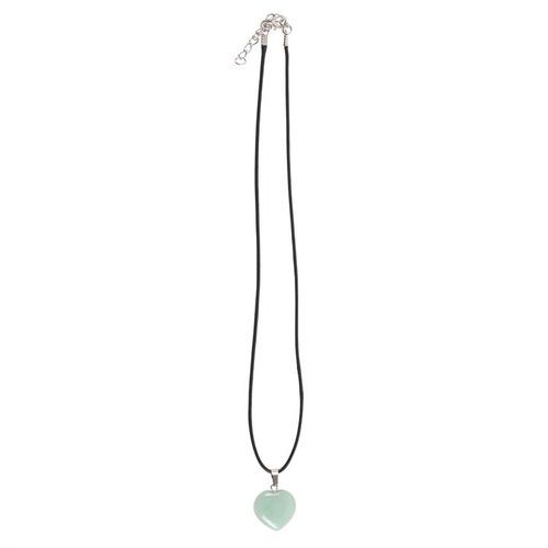 Abundance Heart – Green Aventurine Healing Necklace