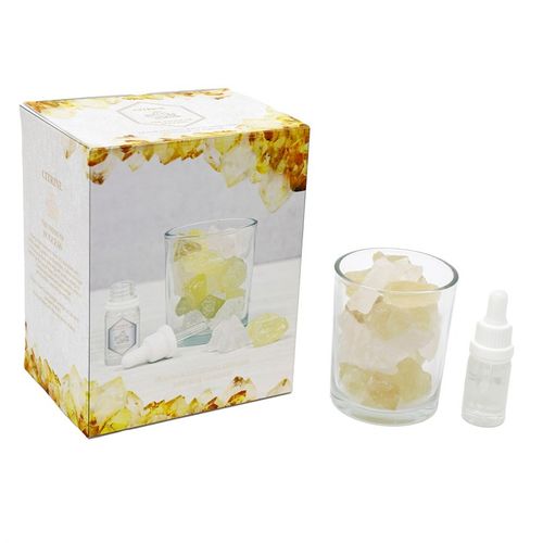 Golden Glow Citrine Crystal Oil Diffuser (280g)