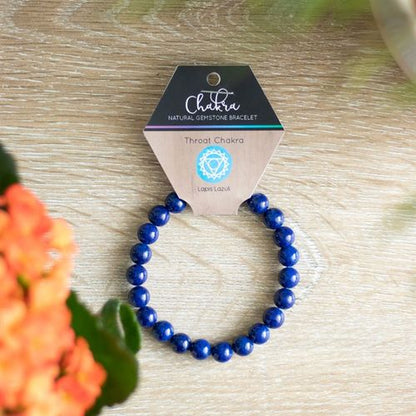 Sapphira’s Voice – Lapis Lazuli Throat Chakra Bracelet