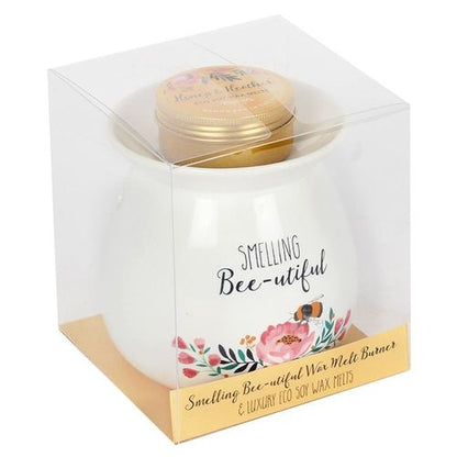 Bee-utiful Blossoms Wax Melt Burner Gift Set