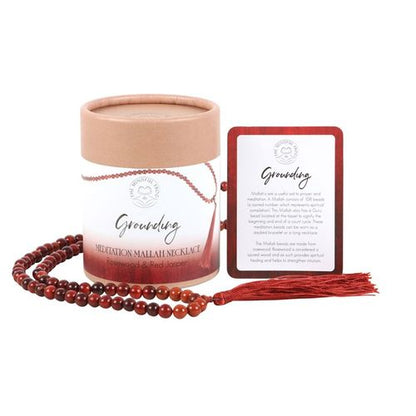 Terra Mala – Rosewood & Red Jasper Grounding Necklace