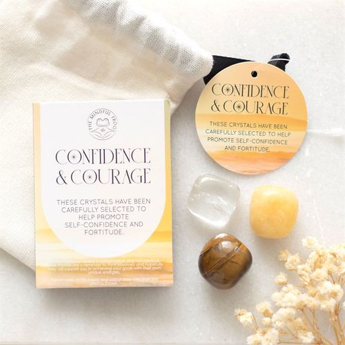 Confidence & Courage Crystal Trio – Empowerment & Positivity Set