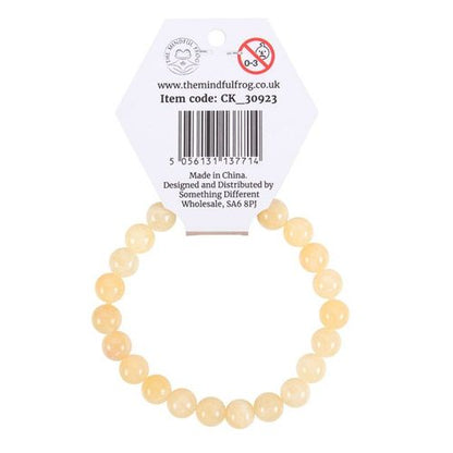 Empower – Solar Plexus Chakra Yellow Jade Bracelet