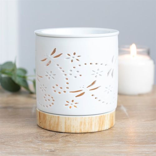 Serene Dragonfly Ceramic Oil & Wax Burner