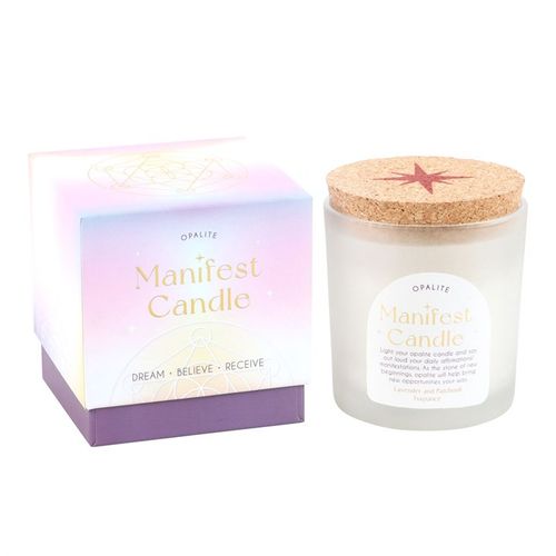 Opalite-Infused Tranquillity & Manifestation Candle