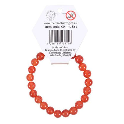 Solara’s Fire – Carnelian Sacral Chakra Bracelet