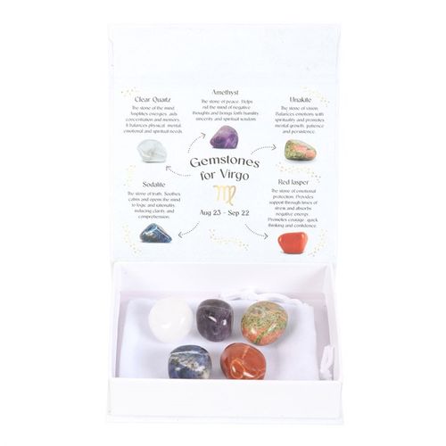 Virgo Zodiac Crystal Set – Clarity & Balance