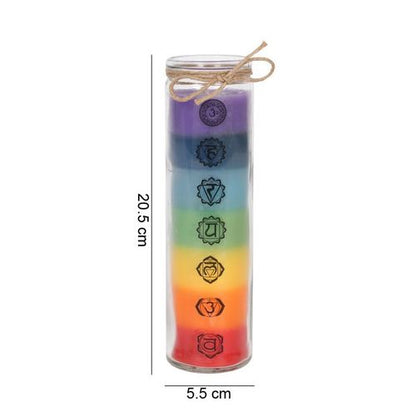 Harmony Glow – Seven Chakra Candle