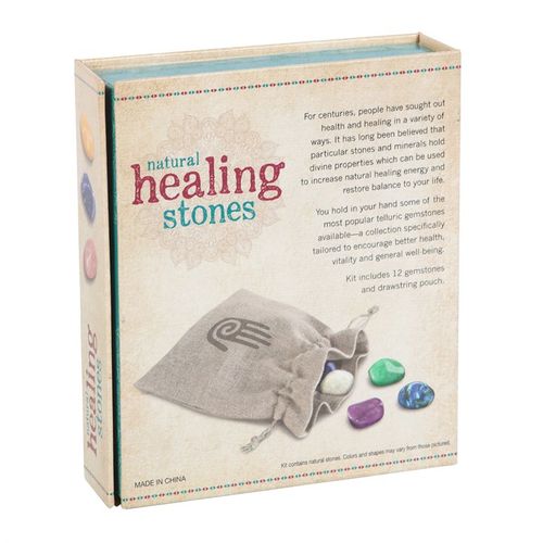 Set of 12 Natural Crystal Healing Gemstones – Balance & Well-Being