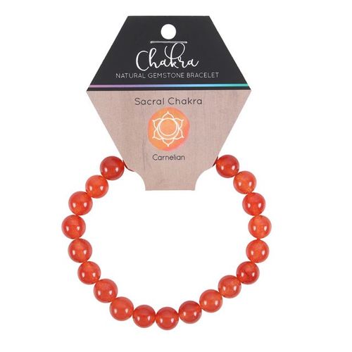 Solara’s Fire – Carnelian Sacral Chakra Bracelet