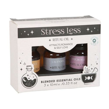 Serenity Ritual Stress Less Essential Oil Set of 3