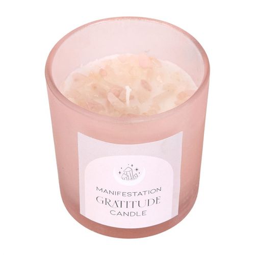 Gratitude Glow – Wild Rose & Rose Quartz Candle