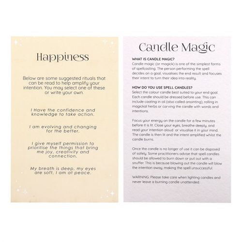 Joy & Positivity Spell Candles-Set of 12