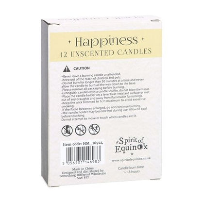 Joy & Positivity Spell Candles-Set of 12