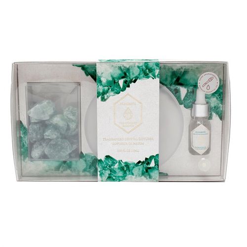Harmonic Green Fluorite Crystal Oil Diffuser Tray