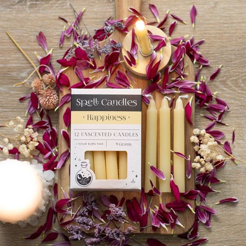 Joy & Positivity Spell Candles-Set of 12