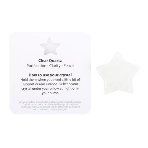 You're a Star – Lucky Clear Quartz Crystal Star