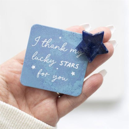 "Lucky Stars" – Sodalite Crystal Star in a Bag