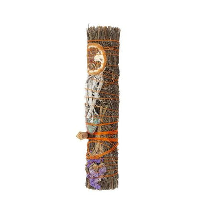 9in Rosemary, Palo Santo & Aventurine Smudge Wand