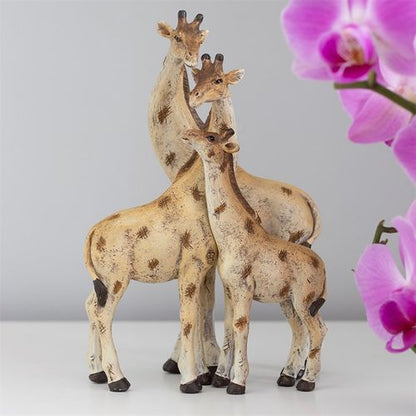Spotted Giraffe Family – A Heartfelt Home Ornament