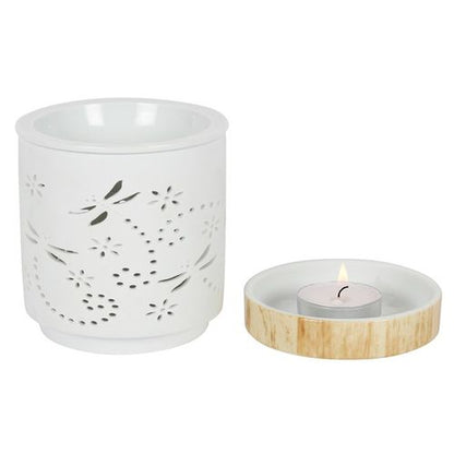 Serene Dragonfly Ceramic Oil & Wax Burner