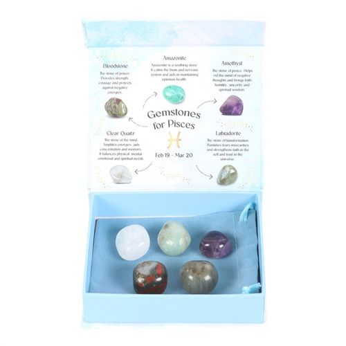 Pisces Zodiac Crystal Set – Intuition & Transformation