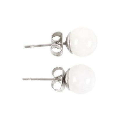Clarity Studs – Clear Quartz Crystal Earrings