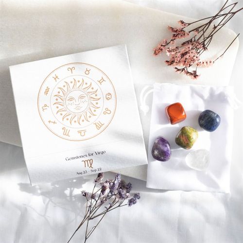 Virgo Zodiac Crystal Set – Clarity & Balance