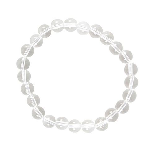 Aurora’s Light – Clear Quartz Crown Chakra Bracelet