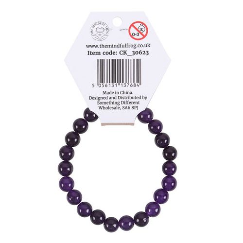 Athena’s Vision – Amethyst Third Eye Chakra Bracelet