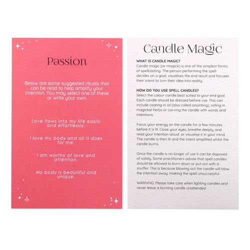 Ignite Passion Spell Candles-Set of 12