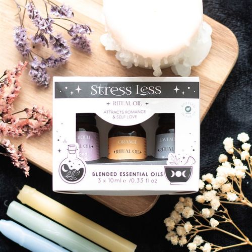 Serenity Ritual Stress Less Essential Oil Set of 3