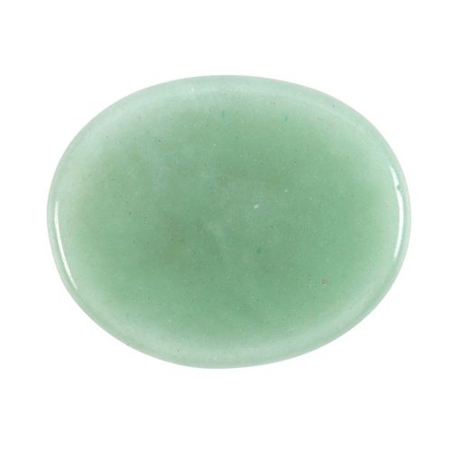 Good Luck Green Aventurine Palm Stone – Prosperity & Positivity