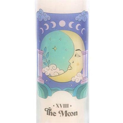 The Moon – Violet Tarot Tube Candle