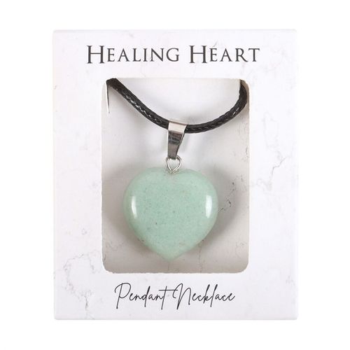 Abundance Heart – Green Aventurine Healing Necklace